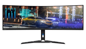 Monitor Gaming Lenovo Legion R45w-30, 44.5", 5120 x 1440 pixeli, Black, 3 ani Garantie