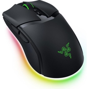 Mouse Razer Cobra Pro wireless, rezolutie 30000 dpi autonomie baterie pana la 100h (1000Hz), pana la 30h (4000Hz*), pana la 170h (Bluetooth), alb - Img 2