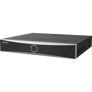NVR Hikvision 32 canale AcuSeek DS-7732NXI-I4/16P/VPRO; Up to 32-ch AcuSeek and AcuSearch function, Up to 8-ch for face picture, Up to 32-ch IP camera inputs, Up to 32-ch 1080p decoding capability, H.265 +/H.265/H.264+/H.264, iesiri: HDMI/VGA, 4x SATA