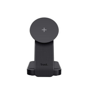 Stand de incarcare 3-in-1 Trust Viro, putere intrare 20W, interfata USB- C, compatibil cu produsele din brandul Apple: iPhone (12 si modele mai noi), Airpods si Apple Watch, negru - Img 10