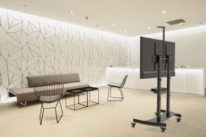 Stand TV mobil Serioux TV610TW 60"-100", dimensiuni: 1220x710x2045~ 2365mm, compatibilitate dimensiune ecran: 60"-100", compatibilitate VESA: 400x400, 600x400, 800x400, 800x600, 900x600, 1000x600, Greutate maximă suportata: 100 kg, interval de - Img 6