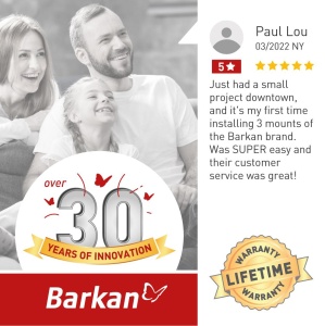 Suport TV de perete Barkan, cu brat 13"- 65", Max 36kg, VESA 400x400, negru - Img 7
