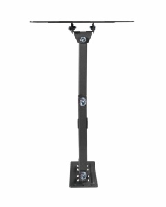 Suport TV Serioux LCD/LED, TV68-223, compatibilitate dimensiune ecran 23"-43", material otel, VESA:100x100, 100x200, 200x100, 200x200, greutate maximă suportata: 30 kg, profil: 56~378mm, inclinare: ＋3°～-10°, pivotare: +90°~-90°, management cabluri, negru - Img 5