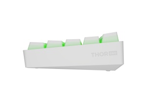 Tastatura gaming mecanica wireless Genesis Thor 660 G2 60% , iluminare RGB, swtich Tactile, switch model Gateron Brown, numar taste 61, 13 butoane multimedia, lungime cablu 1.5m, dimensiuni 293 x 102 x 39 mm, alb - Img 5