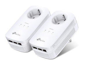 Tp-link AV1200 3-Port Gigabit Passthrough Powerline Starter Kit, 1200Mbps Powerline Datarate, Line-Neutral/Line-Ground 2*2 MIMO, 3 Gigabit Ethernet ports, HomePlug AV2, Green Powerline, Plug and Play, Twin Pack - Img 2