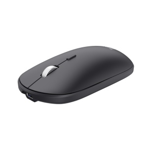 Trust Kit Wireless keyboard+mouse Lyra, mouse optic, rezolutie maxima 1200 DPI, conectivitate wireless, intefata USB-C, USB-A, negru - Img 2