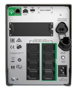 UPS APC Smart-UPS SMT line-interactive / sinusoidala 1000VA / 700W 8conectori C13, baterie RBC6, optional extindere garantie cu 1/3 ani (WBEXTWAR 1YR-SP-02/WBEXTWAR3YR-SP-02) cu Smart Conect - Img 4