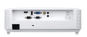 Videoproiector Optoma X309ST, DLP 3D, XGA 1024*768, 3.700 lumeni, 25.000:1, 4:3/ 16:9, dimensiune maxima imagine 247", distanta de proiectie 0.4m - 3.1 m, lampa 6.000 ore/ 15.000 Eco, VGA, HDMI, composite video, audio in/ out, USB-A power 1A, RS232, 26- - Img 3