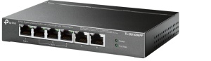 "6-Port Gigabit Desktop Switch with 3-Port PoE+ and 1-Port PoE++ PORT: 1× Gigabit PoE++ Port, 3× Gigabit PoE+ Ports, 2x Gigabit Non-PoE Ports SPEC: 802.3af/at/bt type3, 64 W PoE Power, Desktop Steel Case FEATURE: Extend Mode for 250m PoE Transmitting - Img 3