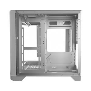 Carcasa 1stPlayer gaming UV5-wh-Hub, 5 ventilatoare aRGB infinity efect plus PWM, telecomanda, Micro-ATX, alb - Img 3