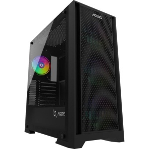 Carcasa AQIRYS Avior, RGB, Mid Tower, Black