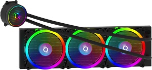 Cooler Procesor AQIRYS AQUARIUS 360 AIO, Lichid, 3 ventilatoare, aRGB - Img 2