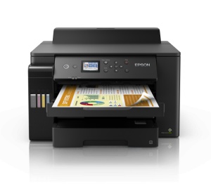 Imprimanta inkjet color CISS Epson L11160, dimensiune A3+, viteza max 32ppm alb-negru, 32ppm color, rezolutie printer 4800 x 1200 dpi, alimentare hartie 550 coli, imprimare fara margini, duplex, interfata: USB, Ethernet, WiFi, Wi-Fi Direct, consumabile: - Img 2