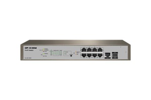 IP-COM PRO-S8-150W, 8 x 10/100/1000 Base-T Ethernet ports(PoE), 1 x 10/100/1000 Base-T Ethernet port(data), 1 x 1000 Base-X SFP port, Standards&Protocols: IEEE802.3、IEEE802.3u、IEEE802.3ab、IEEE802.3z、 - Img 3