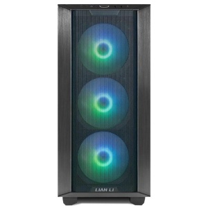 Lian Li LANCOOL III E-ATX Mid-Twr RGB negru, PCI-Slots 8, Preinstalled fans 4x 140 mm - Img 4