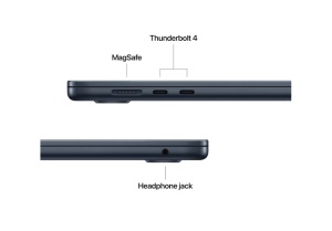 MacBook Air 15.3" Retina/Apple M4 (CPU 10-core, GPU 10-core, Neural Engine16-core)/16GB/1TB - midnight - INT KB (2025) (Cto from MW1M3RO/A) - Img 3