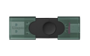 Memorie USB Kingston DataTraveler DuoG2 256 GB, USB Type-A / USB Type-C, Negru