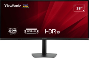 Monitor ViewSonic 37.5" VA3820C, Curvature: 2300R, Diagonal (inch): 37.5, Diagonal (cm): 95.25, Aspect ratio: 21:9, Panel: IPS, Resolution: 3840x1600, Refresh Rate: 75Hz, Response time GtG: 5ms, Brightness (max): 300 cd/m², Contrast (static) : 2000:1,
