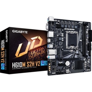 Placa de baza Gigabyte H610M S2H V2, Socket 1700, DDR5, Micro-ATX