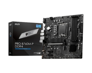 Placa de baza MSI PRO B760M-P DDR4, Socket 1700, DDR4, Micro-ATX