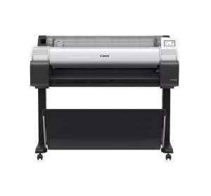 Plotter Canon imagePROGRAF TM-340 36"(914mm), format A0, 5 culori, rezolutie max 2400x1200dpi, memorie 2GB, limbaje de imprimare: HP-GL/2, HP RTL, JPEG (Ver. JFIF 1.02), CALS G4 (submission via FTP only), Display LCD 4.3", interfata: USB 2.0, Ethernet,