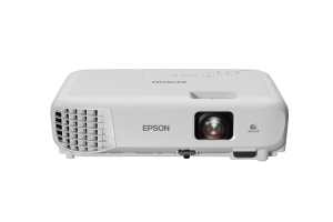 PROIECTOR EPSON EB-W53, Tehnologie 3LCD, Luminozitate: 4000LM, Rezolutie: WXGA, HD Ready, Aspect Ratio: 16:10, Contrast: 16000:1, Durata viata lampa: 6.000h, 12.000 eco mode, Refresh rate: 100-120Hz, 16.77 mil. culori, Diagonala proiectare: 33-375",