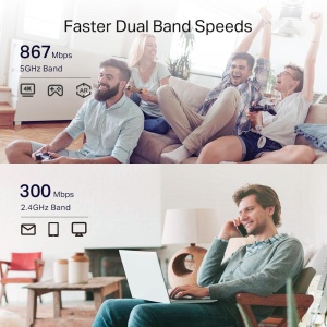 Range Extender TP-Link RE330, Gigabit, Dual-band, WI-FI - Img 3
