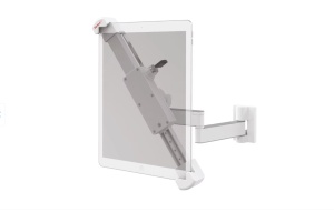 Stand tableta si telefon mobil Barkan T72VL, 7" - 14"/ 18-36 cm, Greutate maxima 5.6kg, Culoare: Alb.