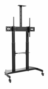 Stand TV mobil Serioux TV610TW 60"-100", dimensiuni: 1220x710x2045~ 2365mm, compatibilitate dimensiune ecran: 60"-100", compatibilitate VESA: 400x400, 600x400, 800x400, 800x600, 900x600, 1000x600, Greutate maximă suportata: 100 kg, interval de