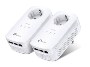 Tp-link AV1200 3-Port Gigabit Passthrough Powerline Starter Kit, 1200Mbps Powerline Datarate, Line-Neutral/Line-Ground 2*2 MIMO, 3 Gigabit Ethernet ports, HomePlug AV2, Green Powerline, Plug and Play, Twin Pack - Img 3