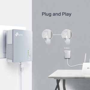 TP-LINK POWER LINE av 600 KIT TL-PA411 KIT, Standarde și Protocoale: HomePlug AV, IEEE802.3, IEEE802.3u, iNTERFATA: 1× Port Ethernet 10/100 Mbps, Consum: 4.60W, Dimensiuni; 65 × 52 × 28.5 mm, Aria de acoperire: 300m, kit-ul contine 2 x TL-PA411. - Img 9