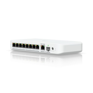 Ubiquiti USW-Flex-2.5G-8 POE , capacitate switch 60 Gbps, interfata (8) 2.5/1 GbE RJ45 ports, (1) 10G SFP+ or 10/5/2.5/1 GbE combination port, dimensiuni 212.9 x 99.4 x 33.5 mm