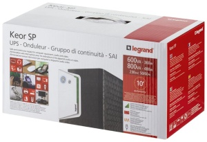 UPS Legrand KEOR SP 600, 600VA/360W, 4xIEC, USB HID, baterie 1x 12V 7Ah, stabilizator electronic (AVR), 230V, forma Tower, tehnologie Line interactiv, dimensiuni 120 x 138 x 330mm - Img 7