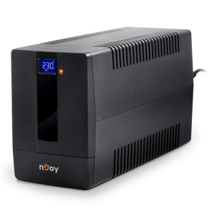 UPS nJoy Horus Plus 2000, 2000VA/1200W, Afisaj LCD cu ecran tactil, 4 Prize Schuko cu Protectie, Repornire Automata, RJ11 protectie pentru linia de telefon/modem, Posibilitatea de monitorizare si control prin USB, LAN si internet, port de comunicare USB, - Img 2