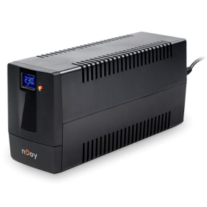 UPS nJoy Horus Plus 600, 600VA/360W, Afisaj LCD cu ecran tactil, 2 Prize Schuko cu Protectie, Repornire Automata, RJ11 protectie pentru linia de telefon/modem, Posibilitatea de monitorizare si control prin USB, LAN si internet, port de comunicare USB, - Img 2