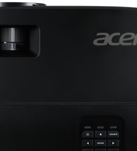 Videoproiector Acer X1229, XGA 1024* 768, up to WUXGA 1920*1200, 4.800 lumeni, 4:3/ 16:9, 20.000:1, dimensiune maxima imagine 300'', distanta maxima de proiectie 12m, boxa 3W, lampa 5.000 ore/ 20.000 ore ExtremEco, 2.4 kg, D-sub, composite video, 2*HDMI,