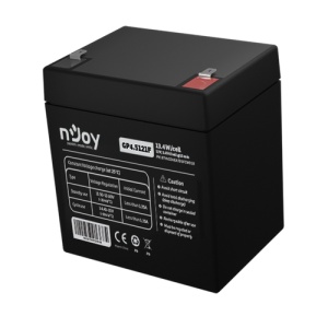 Acumulator nJoy GP4.5121F 12V Capacitate 14,95W/cell evaluat la 1.65V/cell @ 15 min, Tensiune 12V, Tip VRLA, Caracteristici Sigilata complet si fara intretinere, Peste 260 de cicluri la 100% DOD, Utilizare standard 3-5 ani, Auto-descarcare redusa, - Img 2