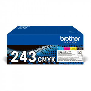 Brother TN-243CMYK TN243CMYK pachet cartus toner negru si tonere color original OEM - 1000 pag
