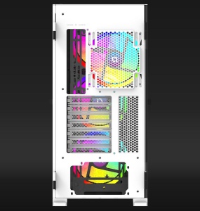 Carcasa AQIRYS Aquilla, RGB, Mid Tower, White - Img 4