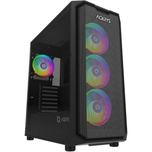 Carcasa AQIRYS Wezen PRO, RGB, Mid Tower, Black - Img 4