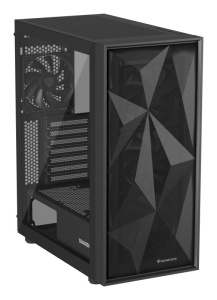 Carcasa GENESIS DIAXID 605F Mid Tower NEGRU, Tempered Glass, Sloturi Expansiune 7, Drive Bays: 2x3.5" 3x2.5", Ventilatoare Suportate: 8 (spate: 1x120mm, fata: 3x120mm sau 3x140mm, sus: 2x120mm sau 2x140mm, jos: 2x120mm), Ventilatoare Incluse: 5 (spate: - Img 9