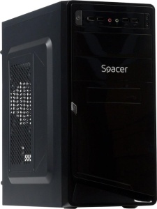 Carcasa SPACER SPC-MOON, Mid Tower, Black - Img 3