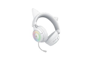 Casti Gaming Head-band Razer Kraken Kitty V3 Pro, Wireless/Wired, Alb