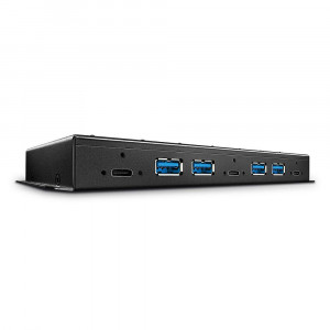 Lindy USB 3.2 Metall Hub, 7 Porturi - Img 1