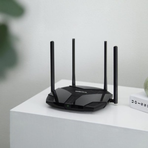 Mercusys Router, AX3000, MU-MIMO, Dual-Band, WPA3, Standarde wireless: Wi-Fi 802.11ax/ac/a/b/g/n, Rata semnal: 2402 Mbps (5 GHz) + 574 Mbps (2.4 GHz), Securitate Wireless: WEP, WPA / WPA2-Personal, WPA2 / WPA3-Personal, Interfață: 1× Port WAN Gigabit + - Img 9
