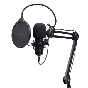 Microfon Trust GXT 270 Emita II+ cu brat, negru