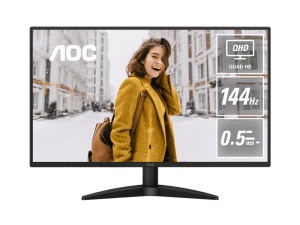 Monitor Gaming AOC Q27B36X, 27", 2560 x 1440 pixeli, Black, 3 ani Garantie
