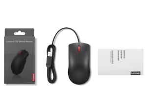 Mouse LENOVO 120, 1600 dpi, Negru - Img 7