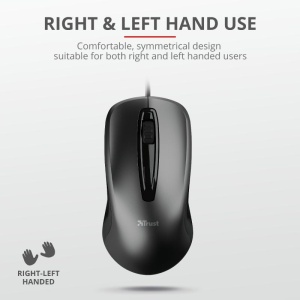 Mouse Trust Carve, USB Mouse, negru - Img 7