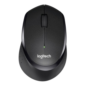 Mouse Wireless Logitech M330 SILENT PLUS, 1000 dpi, Negru